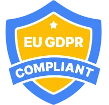 EU GDPR Compliant certification badge